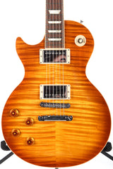 2012 Left Handed Gibson Les Paul Standard Premium Plus AAA Honey Burst Lefty