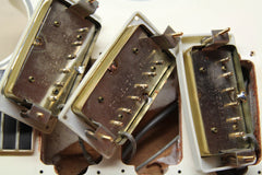 1986 Gibson Custom Shop Edition Les Paul Aldo Nova Polaris White ~Explorer Head-stock~