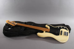 1974 Fender P Bass Fretless Olympic White Maple Fingerboard