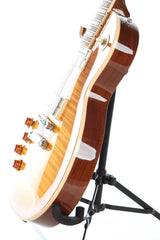 2012 Left Handed Gibson Les Paul Standard Premium Plus AAA Honey Burst Lefty