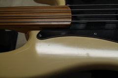 1974 Fender P Bass Fretless Olympic White Maple Fingerboard