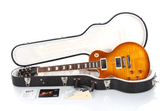 2012 Left Handed Gibson Les Paul Standard Premium Plus AAA Honey Burst Lefty