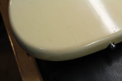 1974 Fender P Bass Fretless Olympic White Maple Fingerboard