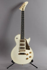 1986 Gibson Custom Shop Edition Les Paul Aldo Nova Polaris White ~Explorer Head-stock~