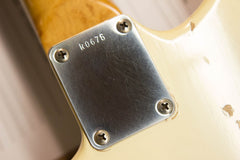 1996 Fender Custom Shop "Cunetto" 1960 Relic Stratocaster Olympic White