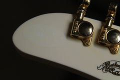 1986 Gibson Custom Shop Edition Les Paul Aldo Nova Polaris White ~Explorer Head-stock~