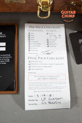 2018 Gibson Custom Shop Les Paul Custom Cartridge Brass