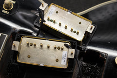 2004 Left Handed Gibson Custom Shop Les Paul Custom Ebony Black