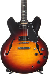 2017 Gibson Memphis ES-335 Slim Neck Figured Sunset Burst Semi-Hollow -SUPER CLEAN-
