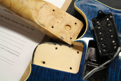 1998 Peavey USA Wolfgang Standard Deluxe Transparent Blue