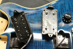 1998 Peavey USA Wolfgang Standard Deluxe Transparent Blue