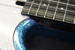2005 Modulus FB4 Funk Unlimited Flea Bass Blue Sparkle
