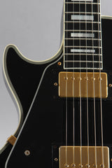 2004 Left Handed Gibson Custom Shop Les Paul Custom Ebony Black
