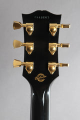 2004 Left Handed Gibson Custom Shop Les Paul Custom Ebony Black