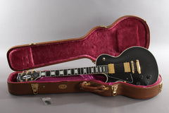 2004 Left Handed Gibson Custom Shop Les Paul Custom Ebony Black