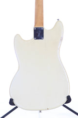 1966 Fender Musicmaster II Olympic White Vintage Electric Guitar