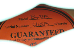 2016 Gibson Memphis Custom Shop 1964 Reissue ES-345 VOS Seafoam Green