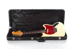 1966 Fender Musicmaster II Olympic White Vintage Electric Guitar