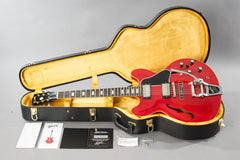2014 Gibson Memphis Historic Series '63 Es-335TDC VOS Bigsby Sixties Cherry w/Custom Made Plate