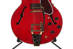 2016 Gibson Memphis ES-355 Sixties Gloss Cherry with Factory Bigsby -SUPER CLEAN-