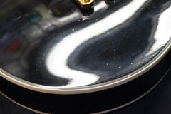 2004 Left Handed Gibson Custom Shop Les Paul Custom Ebony Black