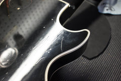 2004 Left Handed Gibson Custom Shop Les Paul Custom Ebony Black