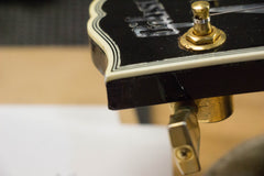 2004 Left Handed Gibson Custom Shop Les Paul Custom Ebony Black