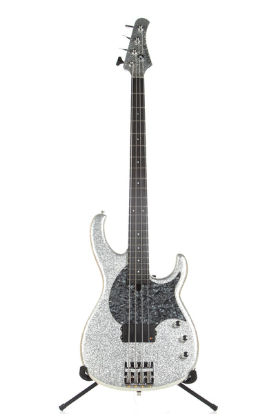2008 Modulus FB4 Funk Unlimited Flea Bass Silver Sparkle