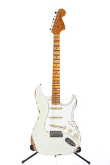 2016 Fender Custom Shop '69 Reissue Heavy Relic Stratocaster Olympic White 1969 Strat