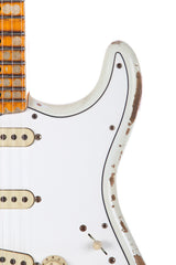 2016 Fender Custom Shop '69 Reissue Heavy Relic Stratocaster Olympic White 1969 Strat