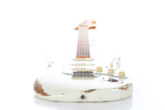 2016 Fender Custom Shop '69 Reissue Heavy Relic Stratocaster Olympic White 1969 Strat