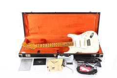 2016 Fender Custom Shop '69 Reissue Heavy Relic Stratocaster Olympic White 1969 Strat