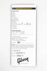 2016 Gibson Custom Shop Eric Church Hummingbird Dark Translucent Ebony Burst