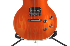 2006 Gibson Les Paul Standard GT Ghost Flame Candy Orange -EBONY BOARD-
