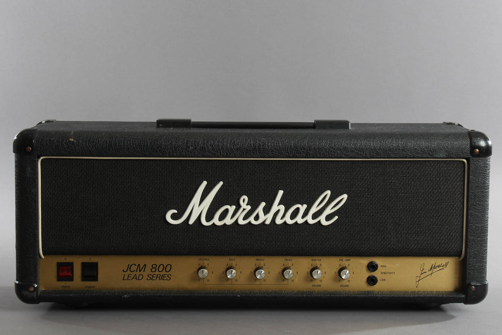 1983 Marshall JCM 800 2204 50 Watt Tube Head ~Verticle Inputs~