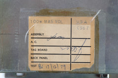 1979 Marshall JMP 2203 100 Watt Tube Guitar Head