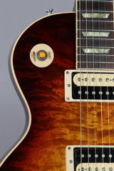 1995 Gibson Custom Shop Les Paul Classic Premium Plus Bourbon Burst Quilt Top
