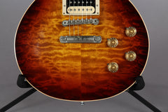 1995 Gibson Custom Shop Les Paul Classic Premium Plus Bourbon Burst Quilt Top