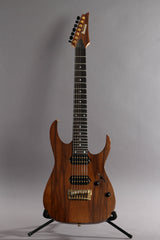 2014 Ibanez RG752LWFX-HAB RG Prestige 500 Series HH Limba Top 7-String Hazelnut Ale Brown