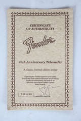 1989 Fender Custom Shop 40th Anniversary Telecaster