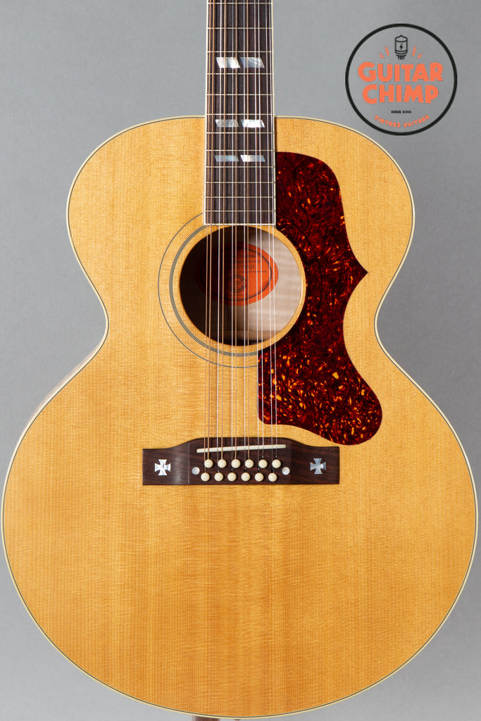 2000 Gibson J-185 12-String Acoustic Guitar Antique Natural