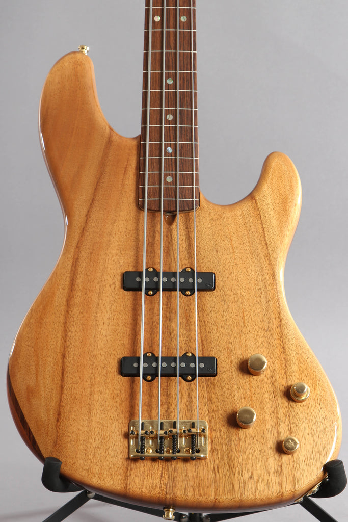 2005 Fender Victor Bailey KOA 4 String Fretless Jazz Bass -Rare-