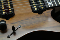 2014 Ibanez RG752LWFX-HAB RG Prestige 500 Series HH Limba Top 7-String Hazelnut Ale Brown