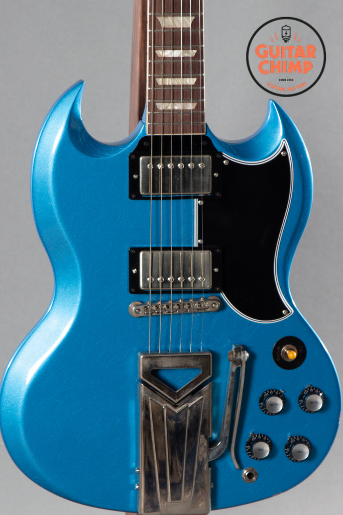 2021 Gibson SG Original Sideways Vibrola Pelham Blue