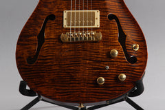 2010 PRS Paul Reed Smith Hollowbody II Black Gold Wrap 10 Top -With Piezo-