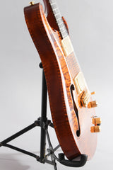 2010 PRS Paul Reed Smith Hollowbody II Black Gold Wrap 10 Top -With Piezo-