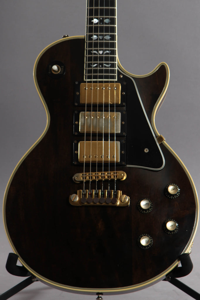 1978 Gibson Les Paul Custom Artisan 3 Pickup Walnut Top Electric Guitar
