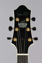 2008 Benedetto Bambino Limited Edition 40th Anniversary Archtop Guitar White