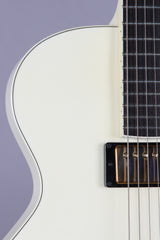 2008 Benedetto Bambino Limited Edition 40th Anniversary Archtop Guitar White