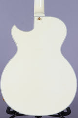 2008 Benedetto Bambino Limited Edition 40th Anniversary Archtop Guitar White